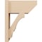 Ekena Millwork 7 1/2-in W x 14-in D x 18-in H Balboa Slat Rough Cedar Woodgrain TimberThane Outlooker, Primed Tan OUTUR075X14X18BOA24RCPR - alternate 3